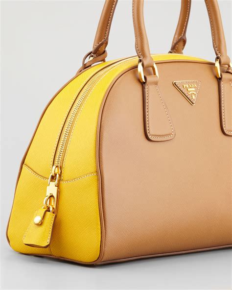 prada saffiano lux bowling bag|Prada saffiano shoulder bag.